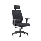 Cadeira De Escritório Presidente Giratória Com Apoia Cabeça O