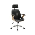 Cadeira De Escritório Presidente Giratória Com Apoia Cabeça O