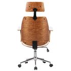 Cadeira De Escritório Presidente Giratória Com Regulagem De A