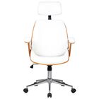 Cadeira De Escritório Presidente Giratória Com Regulagem De A