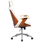 Cadeira De Escritório Presidente Giratória Com Regulagem De A