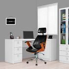 Cadeira De Escritório Presidente Giratória Com Regulagem De A