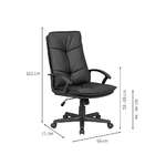 Cadeira De Escritório Presidente Giratória Com Relax Pérola P