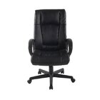 Cadeira De Escritório Presidente Giratória Estofada Altura Re