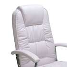 Cadeira De Escritório Presidente Giratória Fiji Branca