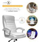 Cadeira De Escritório Presidente Monique Big Executiva Com Mo