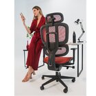 Cadeira De Escritório Presidente Nr17  Sophy (full Mesh) Verm