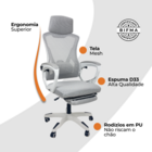 Cadeira De Escritório Presidente Oficial Supreme - Cinza - 15