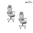 Cadeira De Escritório Presidente Oficial Supreme - Cinza - 2