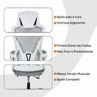 Cadeira De Escritório Presidente Oficial Supreme - Cinza - 4