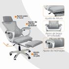 Cadeira De Escritório Presidente Oficial Supreme - Cinza - 6