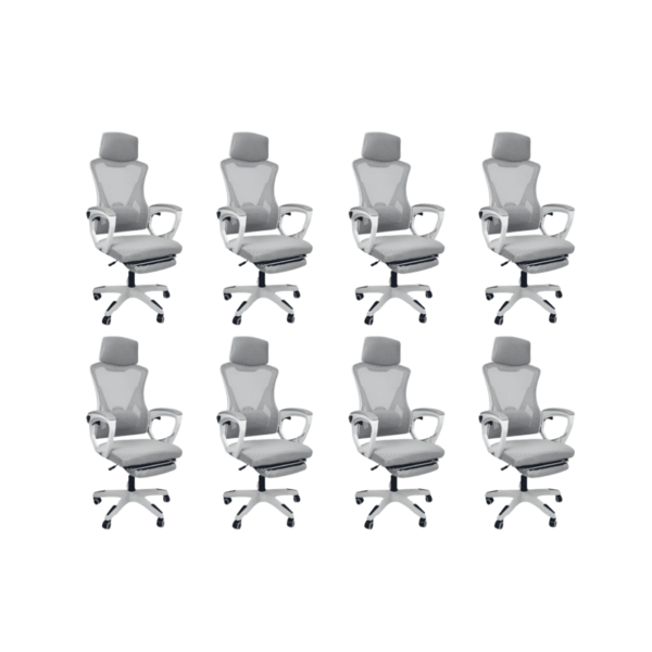 Cadeira De Escritório Presidente Oficial Supreme - Cinza - 8