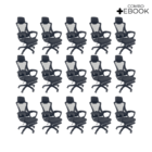 Cadeira De Escritório Presidente Oficial Supreme - Preto - 15