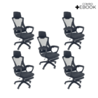 Cadeira De Escritório Presidente Oficial Supreme - Preto - 5