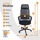 Cadeira De Escritório Presidente Oficial Vinci Apoio - 4 - Vi