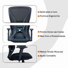 Cadeira De Escritório Presidente Oficial Work - 15 - Sem Apoio