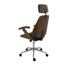 Cadeira De Escritório Presidente Premium Luxo Madeira Maciça