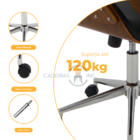 Cadeira De Escritório Presidente Premium Luxo Madeira Maciça