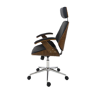 Cadeira De Escritório Presidente Premium Luxo Madeira Maciça