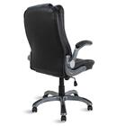 Cadeira De Escritório Presidente Preta Healer Franklin Com Re