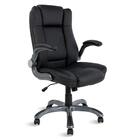 Cadeira De Escritório Presidente Preta Healer Franklin Com Re