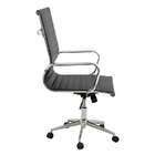 Cadeira De Escritório Presidente Sevilha Estofada Preta