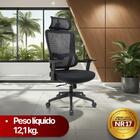 Cadeira De Escritório Presidente Titan - Preta - 1 Cadeira