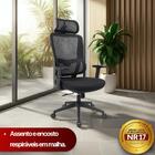 Cadeira De Escritório Presidente Titan - Preta - 1 Cadeira