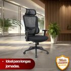 Cadeira De Escritório Presidente Titan - Preta - 1 Cadeira