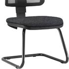 Cadeira De Escritório Recepção Fixa Zip L02 Linho Chumbo - Ly