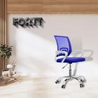Cadeira De Escritório Secretária Base Cromada Com Rodinha For