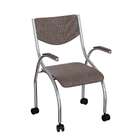 Cadeira De Escritório Secretária Colorado Estofada Cromada E