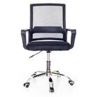 Cadeira De Escritório Secretária Com Base Cromada Com Rodinha