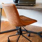 Cadeira De Escritório Secretária Florença Caramelo