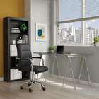 Cadeira De Escritório Secretária Giratória Dublin Preta