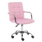 Cadeira De Escritório Secretária Giratória Dumai Rosa