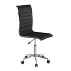 Cadeira De Escritório Secretária Giratória Elizabeth Preta