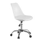 Cadeira De Escritório Secretária Giratória Erin Branca