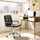 Cadeira De Escritório Secretária Giratória Fitz Preta