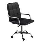 Cadeira De Escritório Secretária Giratória Jonson Preta