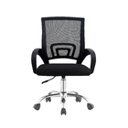 Cadeira De Escritório Secretária Giratória Malha Respirável