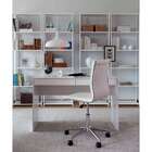 Cadeira De Escritório Secretária Giratória Marilyn Branca