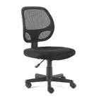 Cadeira De Escritório Secretária Giratória Oxford Preta