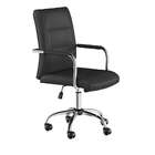 Cadeira De Escritório Secretária Giratória Viena Preta