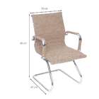 Cadeira De Escritório Secretária Roma Caramelo