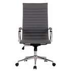 Cadeira De Escritório Secretária Sevilha I Estofada Cinza