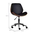 Cadeira De Escritório Secretária Verona Preta