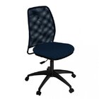 Cadeira De Escritório Sem Braço Job City Design Azul