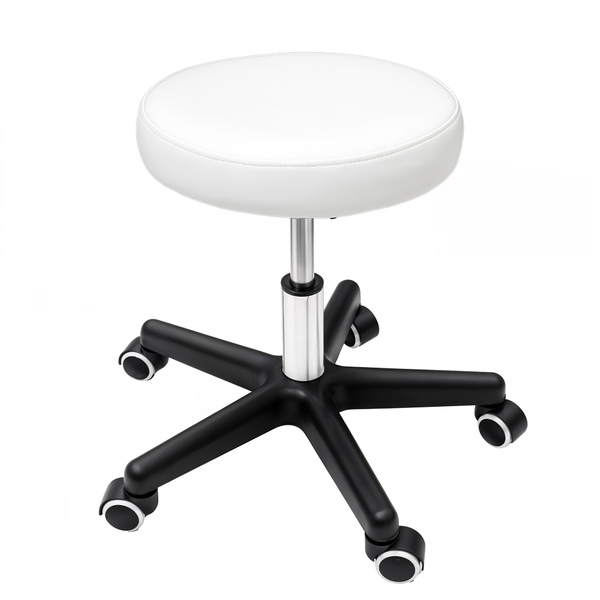 Cadeira De Escritório Sem Encosto Mocho - Branco