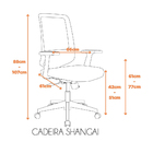 Cadeira De Escritório Shanghai Diretor - Preto